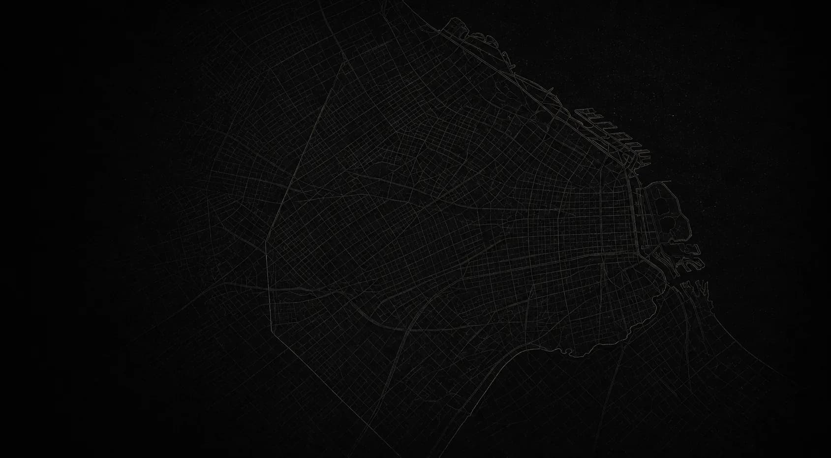 Mapa estilizado de Buenos Aires
